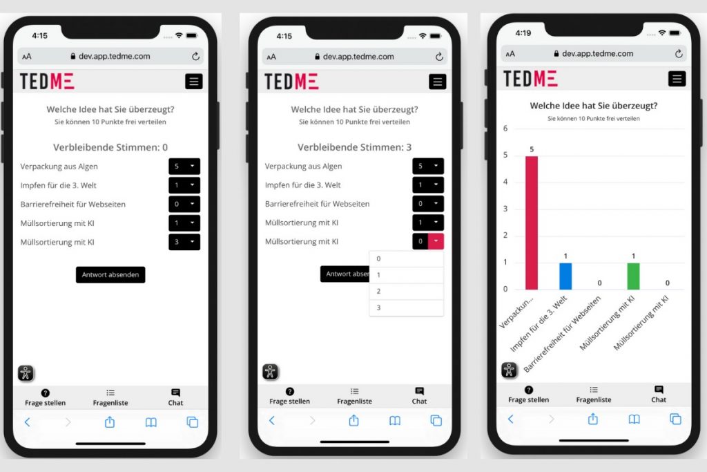 Abstimmung durch Panaschieren | TEDME