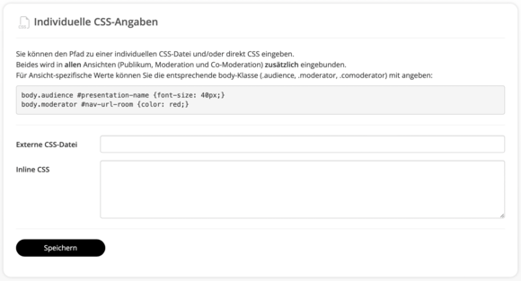 Individualisierungen mit HTML